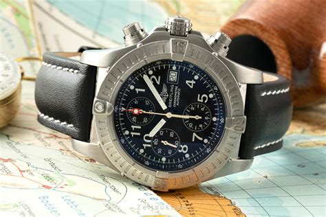 breitling display model plane|Breitling titanium chrono avenger.